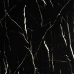 PVC Paneel - Marmer Zwart hoogglans 120x280x0.3CM — wandpaneel kopen bij Vloerpaleis
