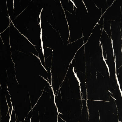 PVC Paneel - Marmer Zwart hoogglans 120x280x0.3CM — wandpaneel kopen bij Vloerpaleis