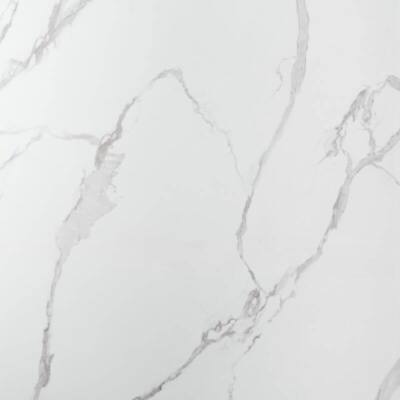 PVC Paneel - Calacatta marmer wit/grijs hoogglans 120x280x0.3CM — wandpaneel kopen bij Vloerpaleis