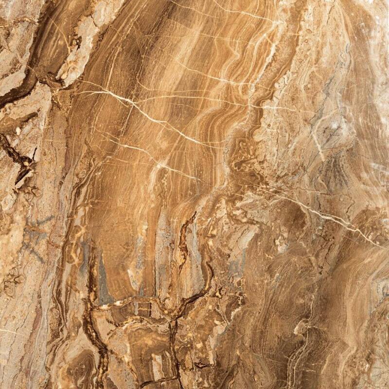 PVC Paneel - Marmer Milos bruin hoogglans 120x280x0.3CM — wandpaneel kopen bij Vloerpaleis