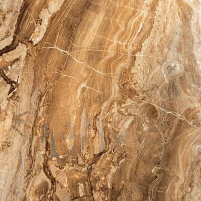 PVC Paneel - Marmer Milos bruin hoogglans 120x280x0.3CM — wandpaneel kopen bij Vloerpaleis