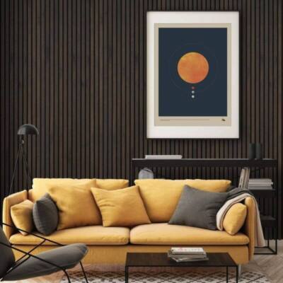 Akoestische wand panelen — detail afbeelding