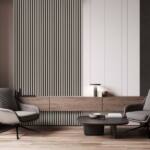 Akoestische wand panelen — detail afbeelding