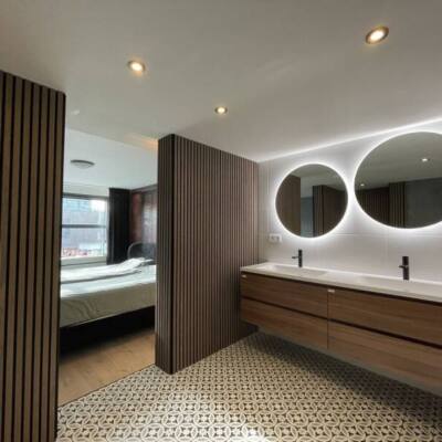 Akoestische wand panelen — detail afbeelding