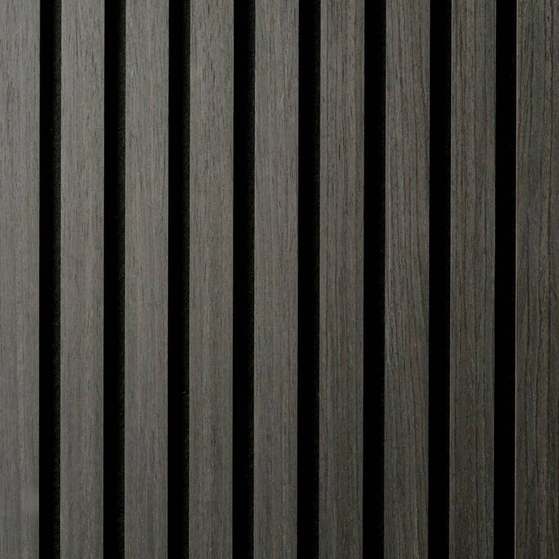 Akoestische wand panelen - Zwart eiken 60x260cm — wandpaneel kopen bij Vloerpaleis