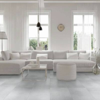 Tegels beton design verlijmd — detail afbeelding