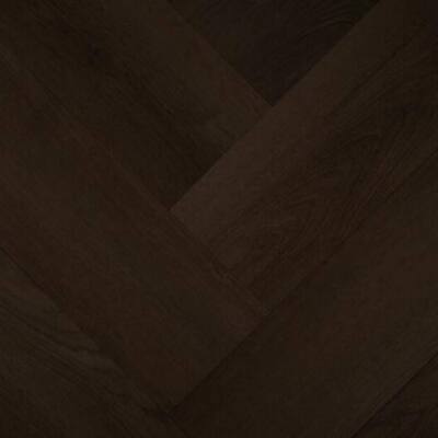 Clermont visgraat XL verlijmd - 77827 gerookt donker eiken — PVC vloer kopen bij Vloerpaleis