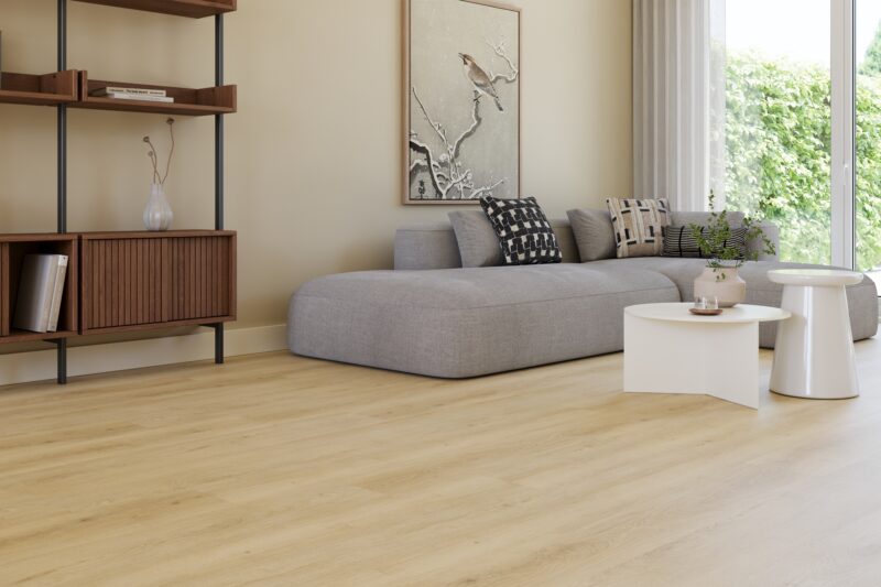 Brede plank pvc vloer Supreme 860 Sienna — ruimtefoto | Vloerpaleis