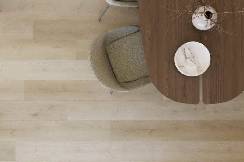 Brede plank pvc vloer Supreme 860 Mokka — bovenaanzicht | Vloerpaleis