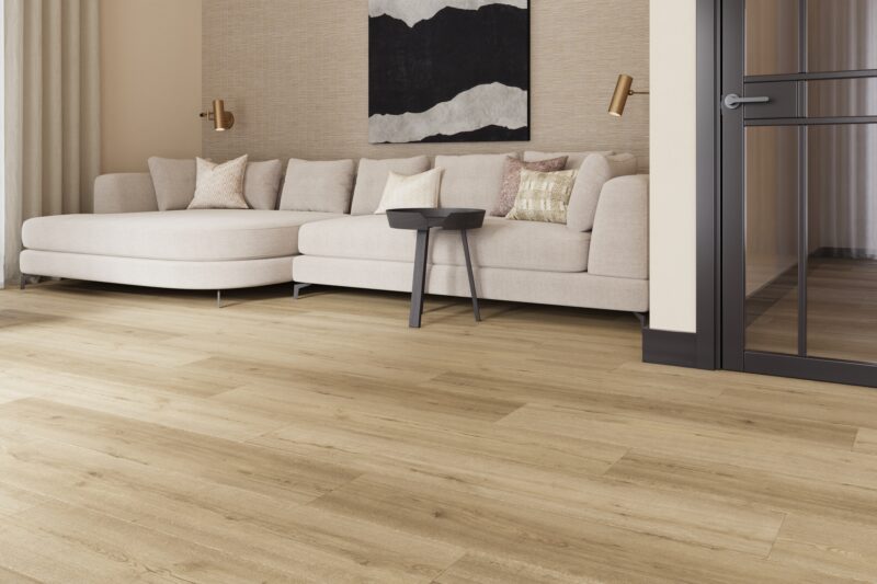 Spc pvc vloer Supreme 312 Salsa Cacao — ruimtefoto | Vloerpaleis