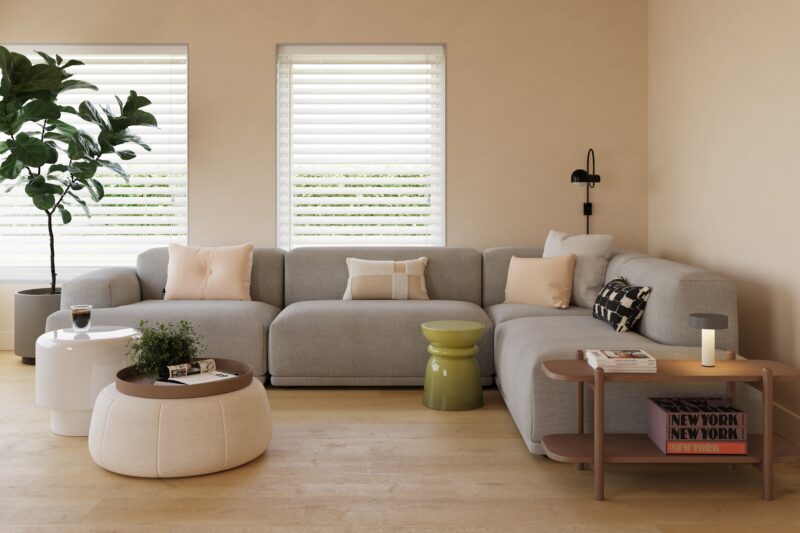 Brede plank pvc vloer Supreme 860 Caramel — vooraanzicht | Vloerpaleis