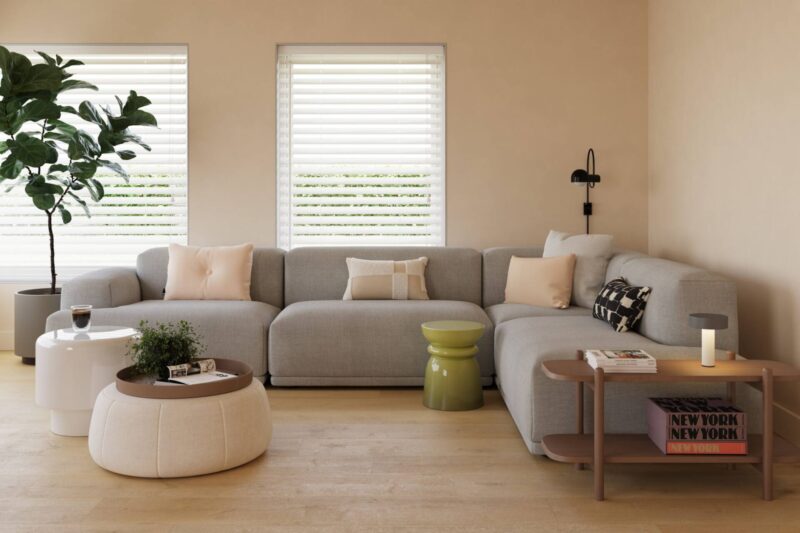 Brede plank pvc vloer Supreme 860 Caramel — vooraanzicht | Vloerpaleis