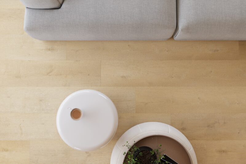 Brede plank pvc vloer Supreme 860 Caramel — bovenaanzicht | Vloerpaleis