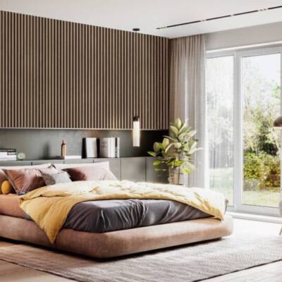 Akoestische wand panelen — detail afbeelding