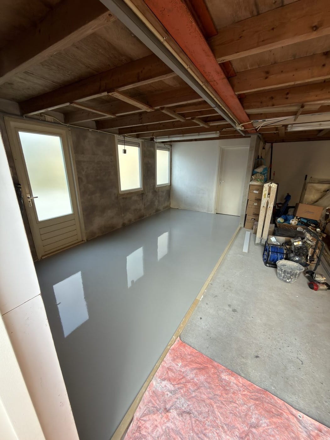 Afgewerkte garagevloer Soest
