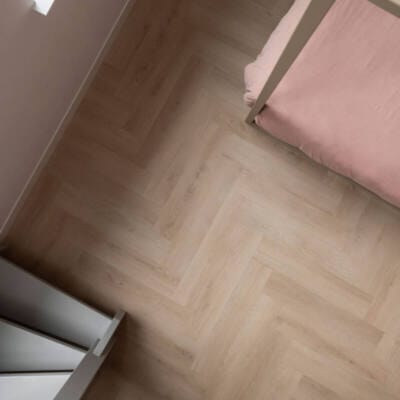 Clermont visgraat XL verlijmd - 77820 Naturel eiken (Hebeta) — PVC vloer kopen bij Vloerpaleis