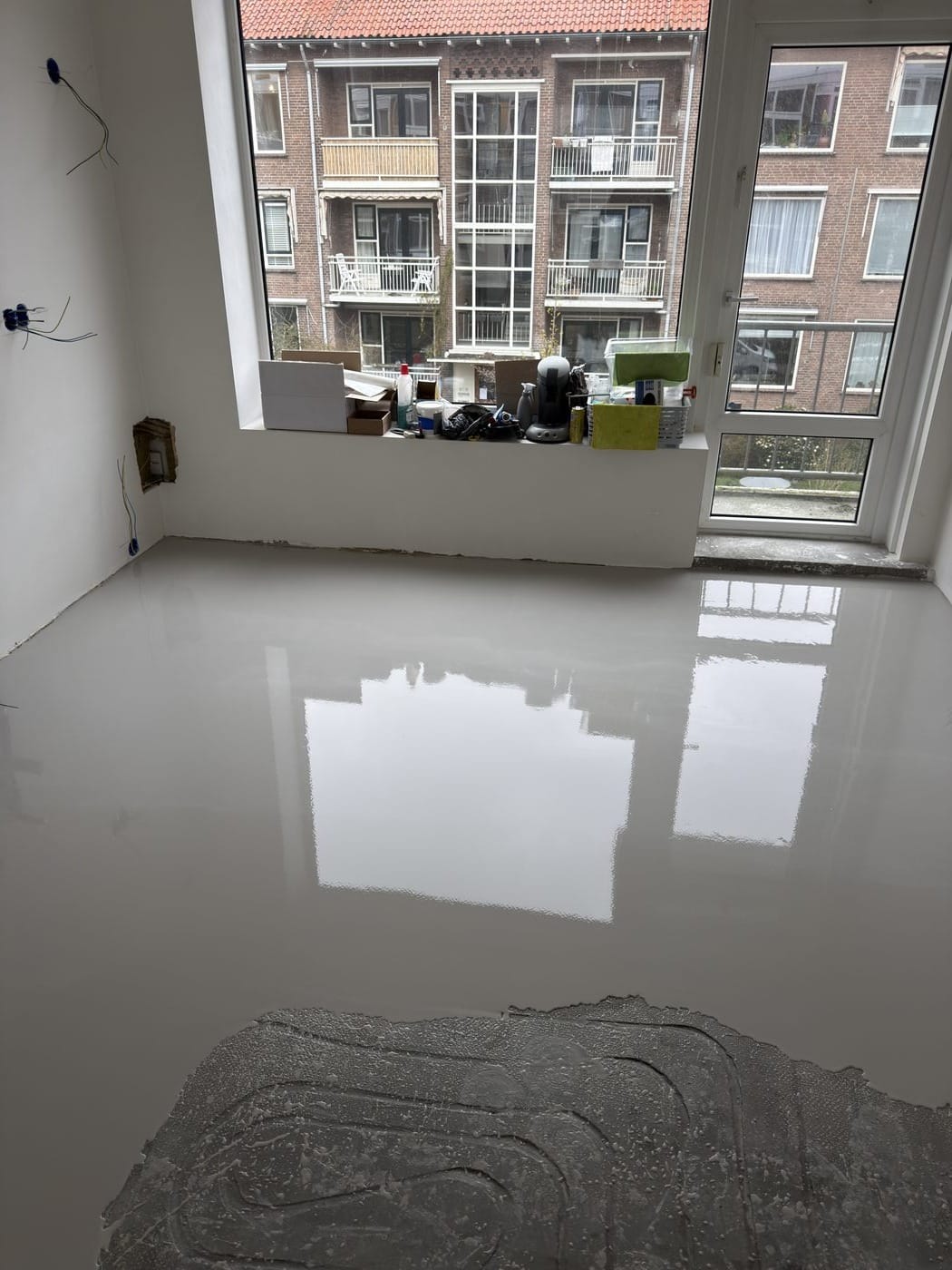 Afgewerkte vloer Leiden