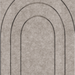 Viltpaneel - Beige Barok brandvertragend & geluiddempend 60x280CM — wandpaneel kopen bij Vloerpaleis