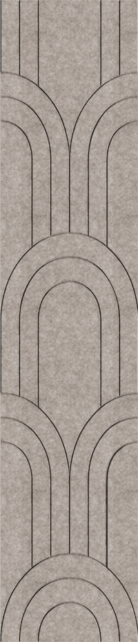Viltpaneel - Beige Barok brandvertragend & geluiddempend 60x280CM — wandpaneel kopen bij Vloerpaleis