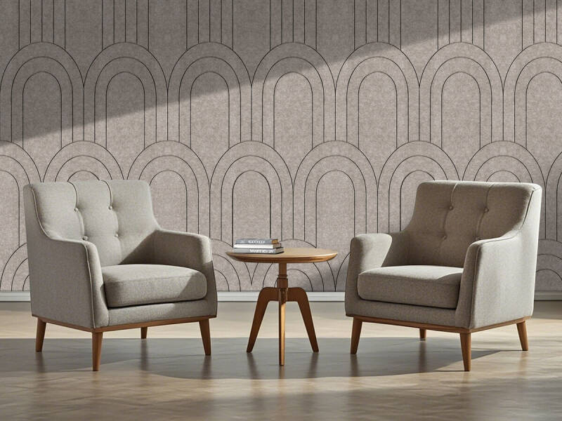 Viltpaneel — detail afbeelding