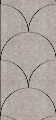 Viltpaneel - Beige Schrub brandvertragend & geluiddempend 60x280CM — wandpaneel kopen bij Vloerpaleis