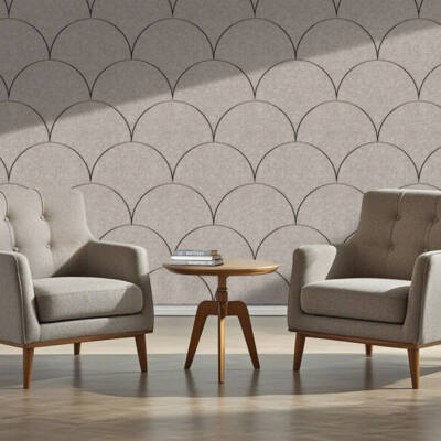 Viltpaneel — detail afbeelding