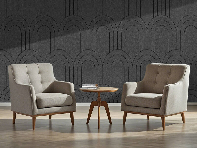 Viltpaneel — detail afbeelding