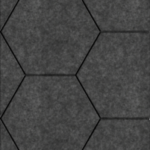 Viltpaneel - Grijs Hexagon brandvertragend & geluiddempend 60x280CM — wandpaneel kopen bij Vloerpaleis