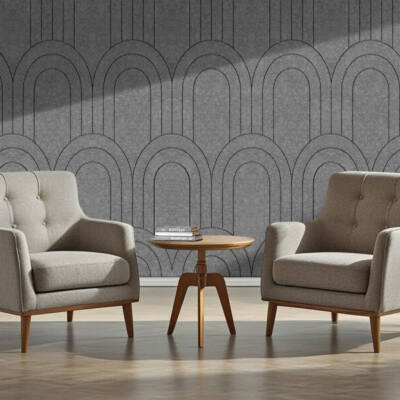 Viltpaneel — detail afbeelding