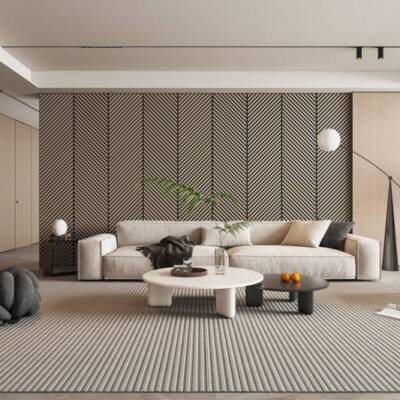 Akoestische wand panelen Hongaarse punt — detail afbeelding