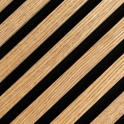 Akoestische wand panelen Hongaarse punt - Licht eiken 52x260cm — wandpaneel kopen bij Vloerpaleis