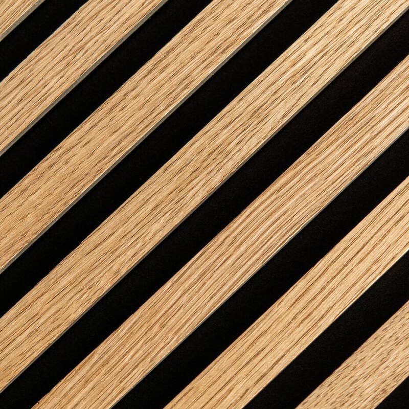 Akoestische wand panelen Hongaarse punt - Licht eiken 52x260cm — wandpaneel kopen bij Vloerpaleis