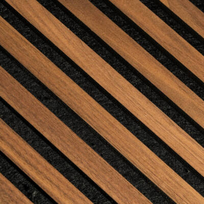 Akoestische wand panelen Hongaarse punt - Walnoot eiken 52x260cm — wandpaneel kopen bij Vloerpaleis