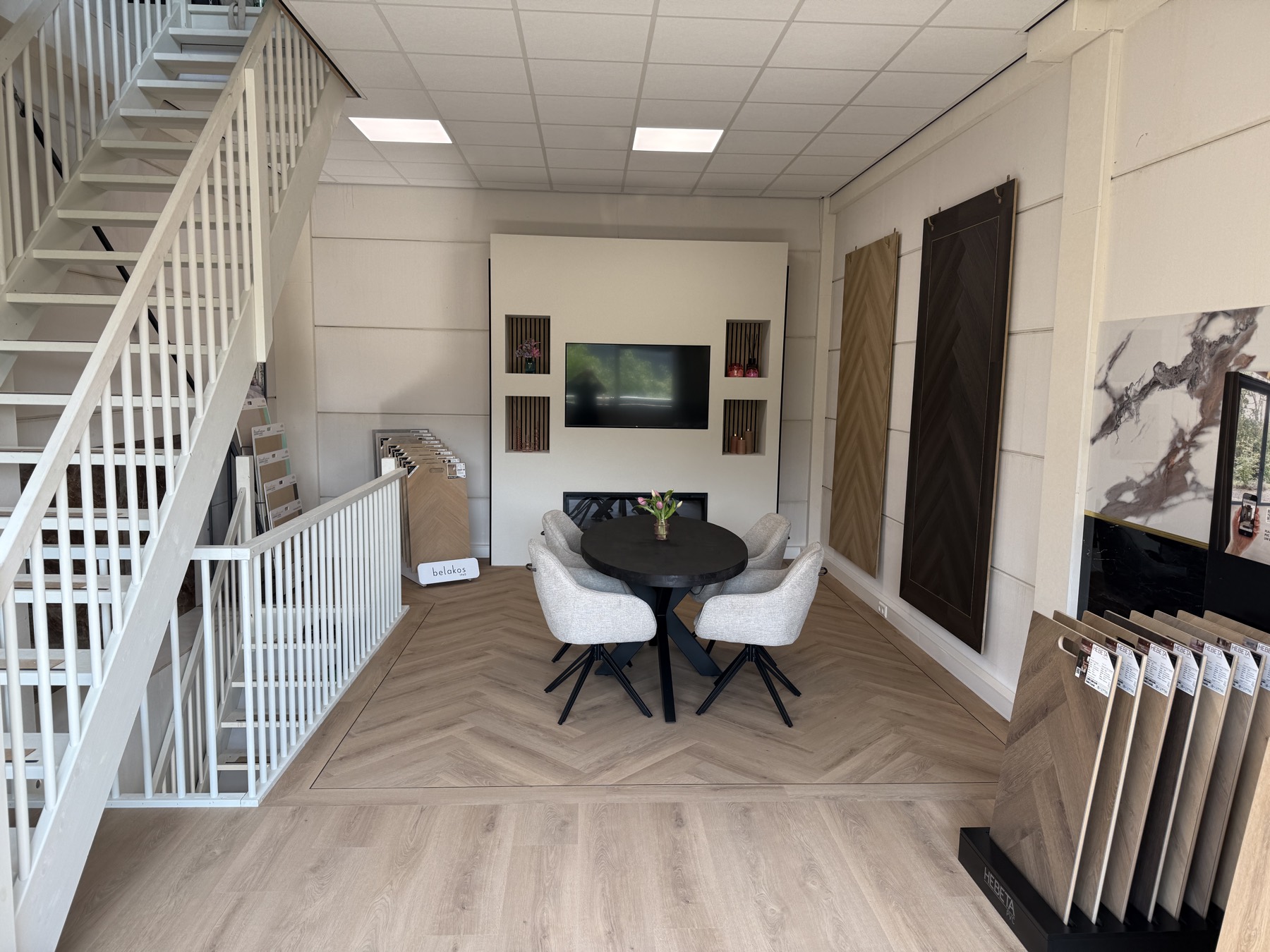 De showroom van Vloerpaleis in Soest
