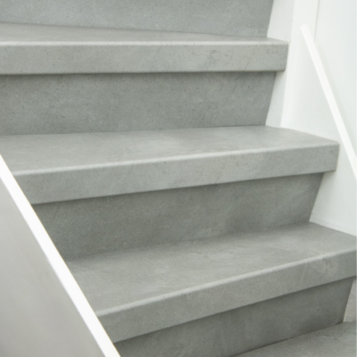 EKOFLOORS PVC-traprenovatieset – Basalt – gekleurd stootbord