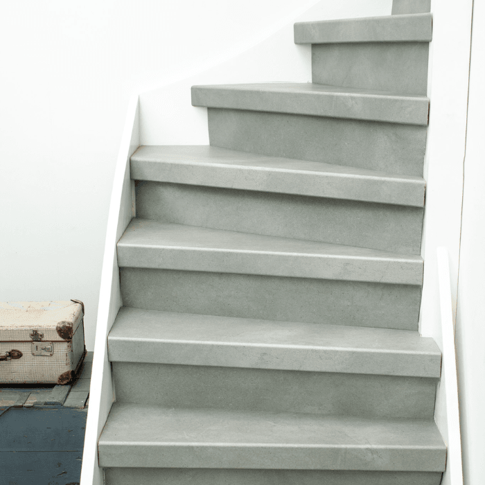 EKOFLOORS PVC-traprenovatieset – Basalt – gekleurd stootbord